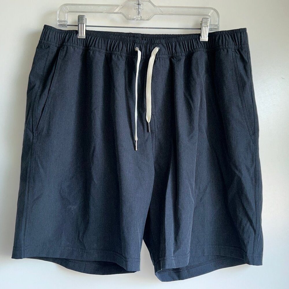 FAIR HARBOR Men's Lined 8" Swim Shorts Black Size XXL
